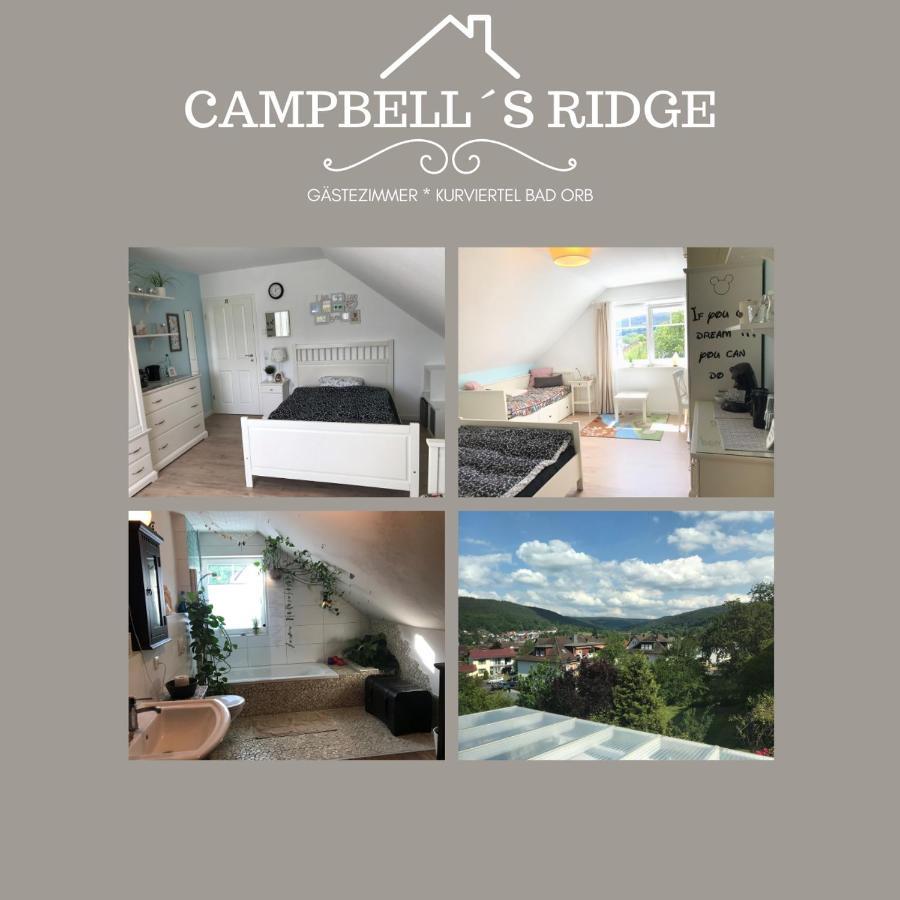 Campbell'S Ridge - Familienzimmer Im Kurviertel Von Bad Orb Bagian luar foto